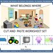 Community Helpers Interactive Cut and Paste Flip Book Special Education ...