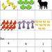 Brown Bear Cut and Paste Math and Literacy Fine Motor Skills Counting ...