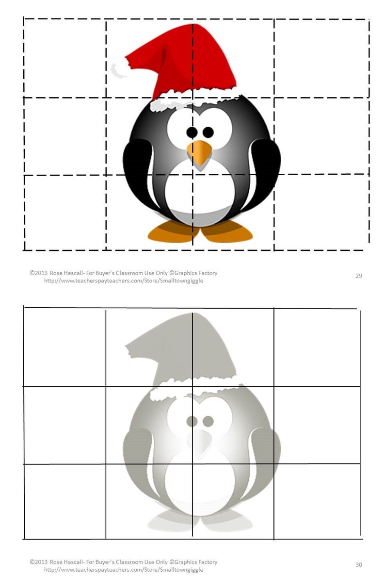 christmas-cut-and-paste-puzzles-instant-download-etsy