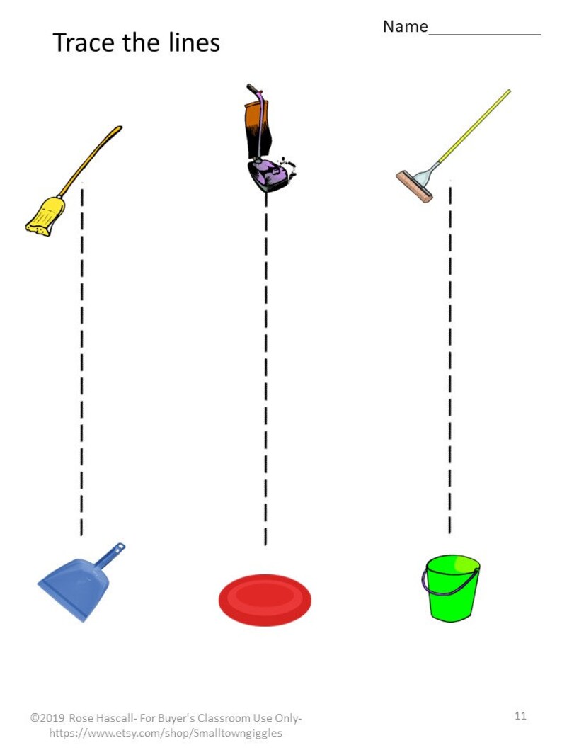 Life Skills, Fine Motor Tracing Activities Special Education, Tracing
