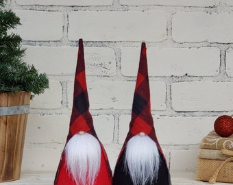 Christmas gnome, Holiday Gnome, Buffalo Plaid Decor, Christmas decor