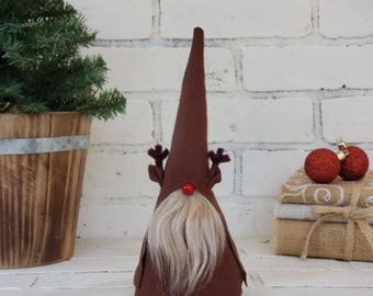 Reindeer Decor, Christmas Gnome, reindeer decor, nisse Gnome