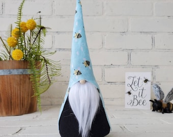 Bumble Bee Gnome: Handmade Spring Tiered Tray Decor