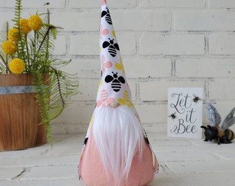Bumble Bee Gnome: Spring & Summer Tiered Tray Decor