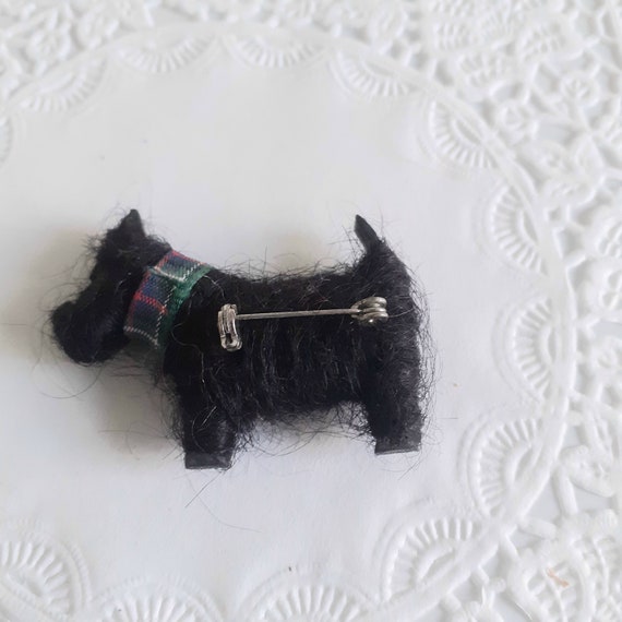 Vintage Scottish Terrier Brooch, Scotty Dog Pin, … - image 4