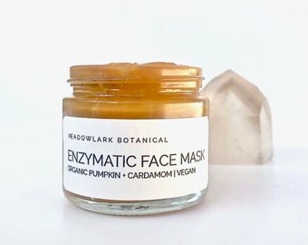 Organic Face Mask with Glycolic, Pumpkin Enzyme & Turmeric | Vegan