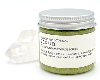 Organic Facial Scrub with Nordic Seaweed & Active Botanicals |