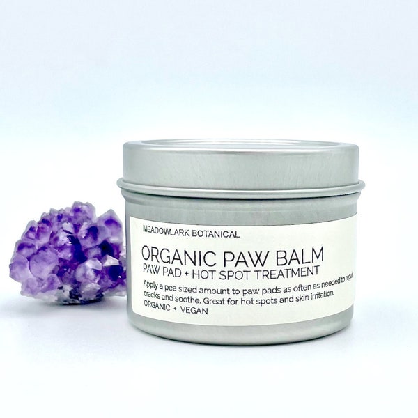 Organic Paw Balm & Hot Spot Treatment For Dogs   2.5 fl oz