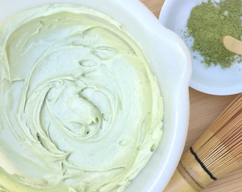 Matcha Green Tea Organic Body Butter |  Fair Trade Whipped Shea + Ceremonial Grade Matcha