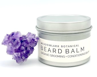 Valentines Day Gift for Men | Organic Beard Balm | Hydrating, Softening & Grooming | 2.5 oz