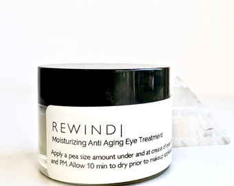 Ultra Hydrating Whipped Organic Eye Cream | Glass Jar