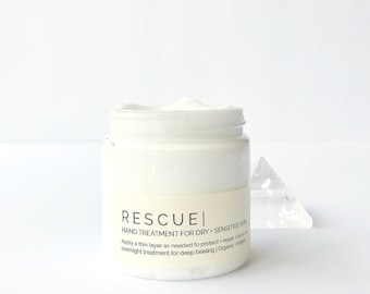 Rescue - Unscented Intensive Hand Cream | Organic | 2.5 oz