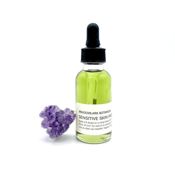 Super Sensitive | Organic Facial Serum with Blue Tansy, Calendula & Turmeric  | Vegan 1.5 oz