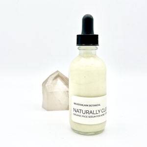 Naturally Clear - Organic Face Serum with Vitamin B3, & Hyaluronic Acid | 1.5 fl oz