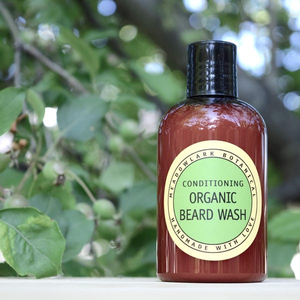 Conditioning Beard Wash for Men | Organic & Vegan 4.5 fl oz