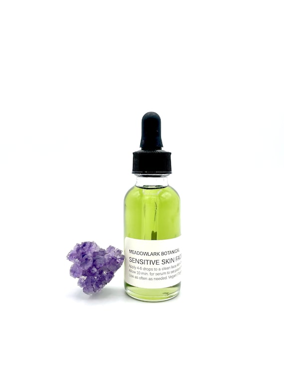 Super Soothing Gentle Facial Serum with Blue Tansy, Calendula & Turmeric  | Organic + Vegan 1.5 oz