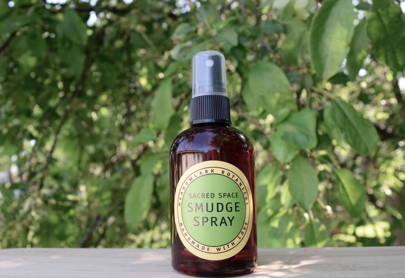 Natural Smudge Spray with White Sage Palo Santo Ethically Sourced Organic image 7