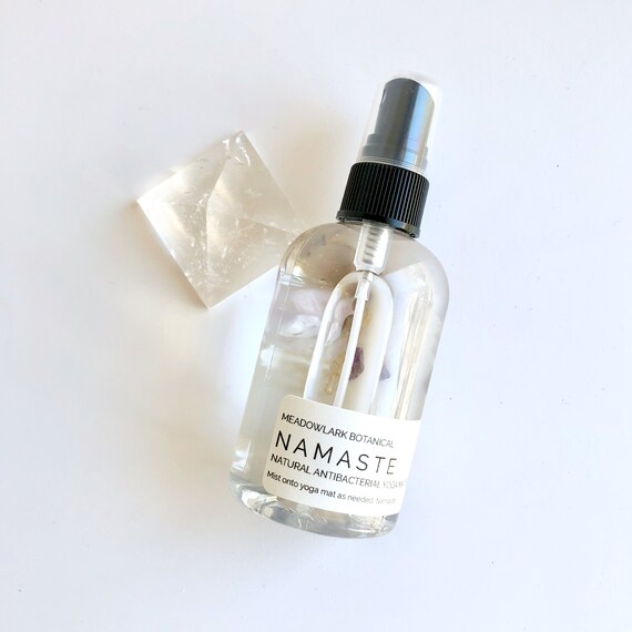 Namaste Crystal Yoga Mat Spray Organic Pet Safe Etsy