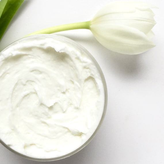 Organic Magnesium Body Butter w Whipped Raw Shea and Moringa