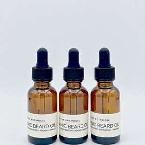 Gift for Dad Hydrating Organic Beard Oil Choose Your Essential Oil Scent 1.5 fl oz image 8