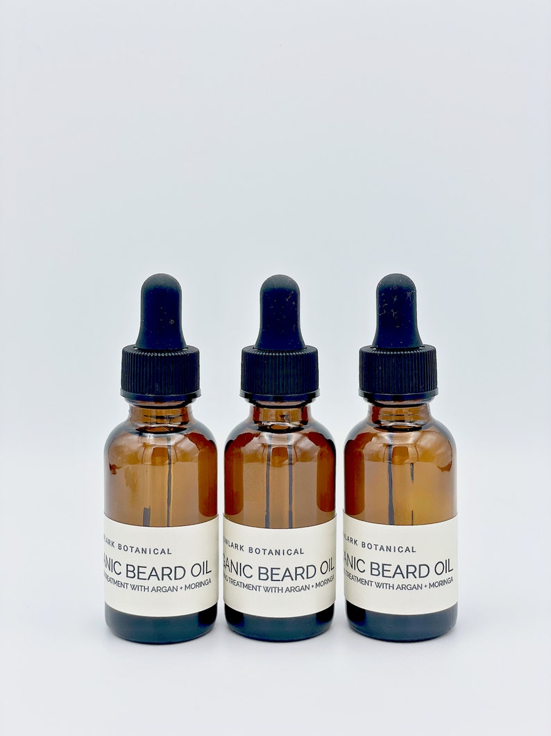 Gift for Dad Hydrating Organic Beard Oil Choose Your Essential Oil Scent 1.5 fl oz image 8