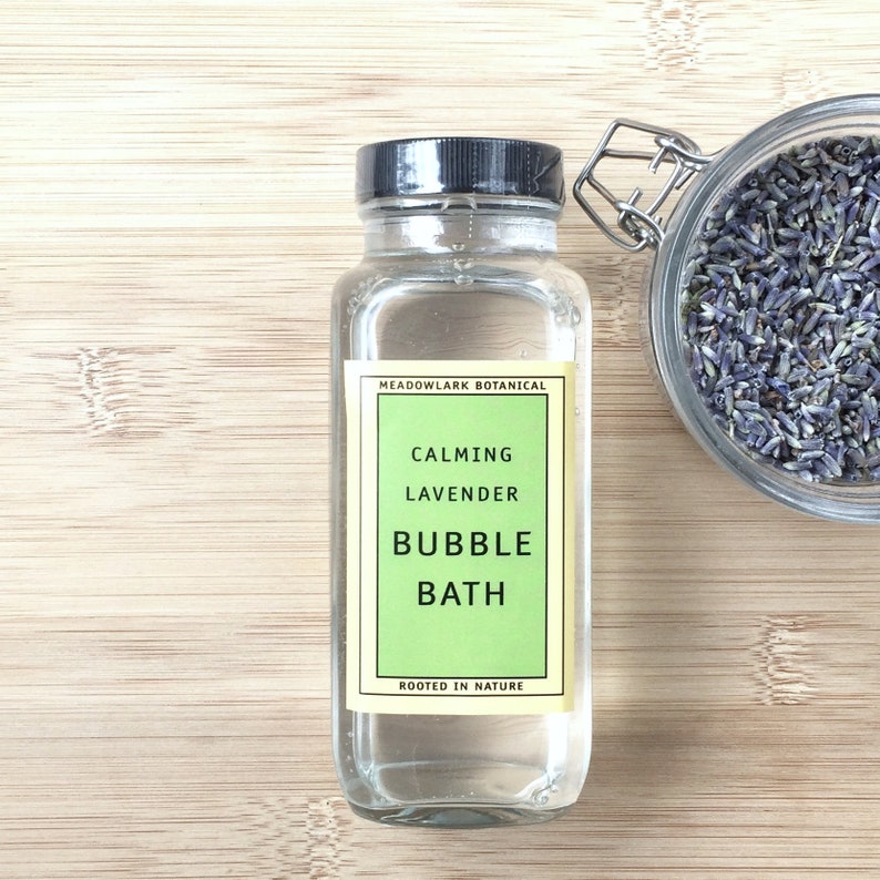 Organic Lavender Bubble Bath for Sensitive Skin Etsy