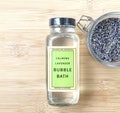 Organic French Lavender Bubble Bath |  Glass Bottle