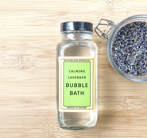 Organic Lavender Bubble Bath for Stress Relief + Anxiety