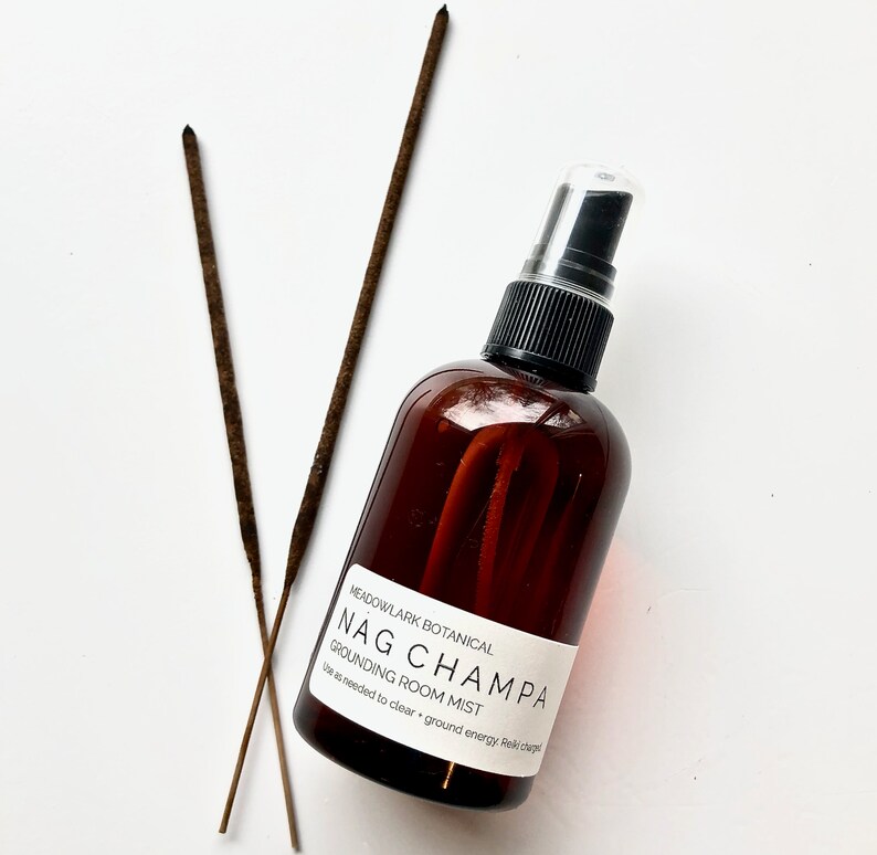 Nag Champa Natural Room Spray with Essential Oils Reiki Etsy