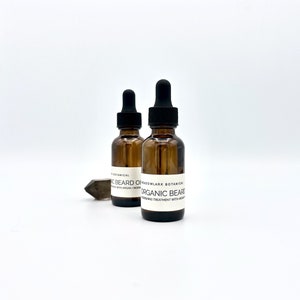 Gift for Dad Hydrating Organic Beard Oil Choose Your Essential Oil Scent 1.5 fl oz Wellness