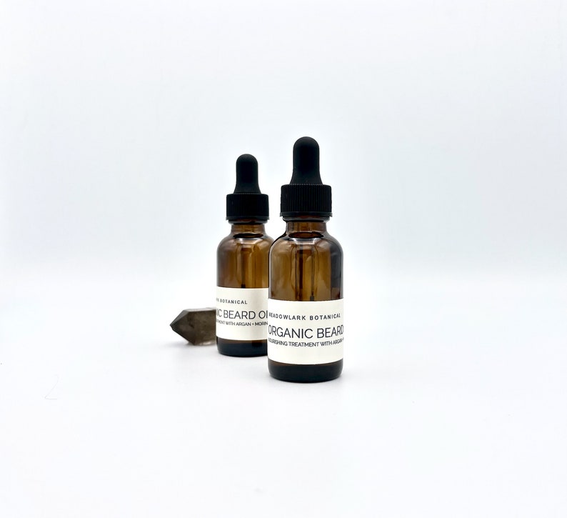 Gift for Dad Hydrating Organic Beard Oil Choose Your Essential Oil Scent 1.5 fl oz Wellness
