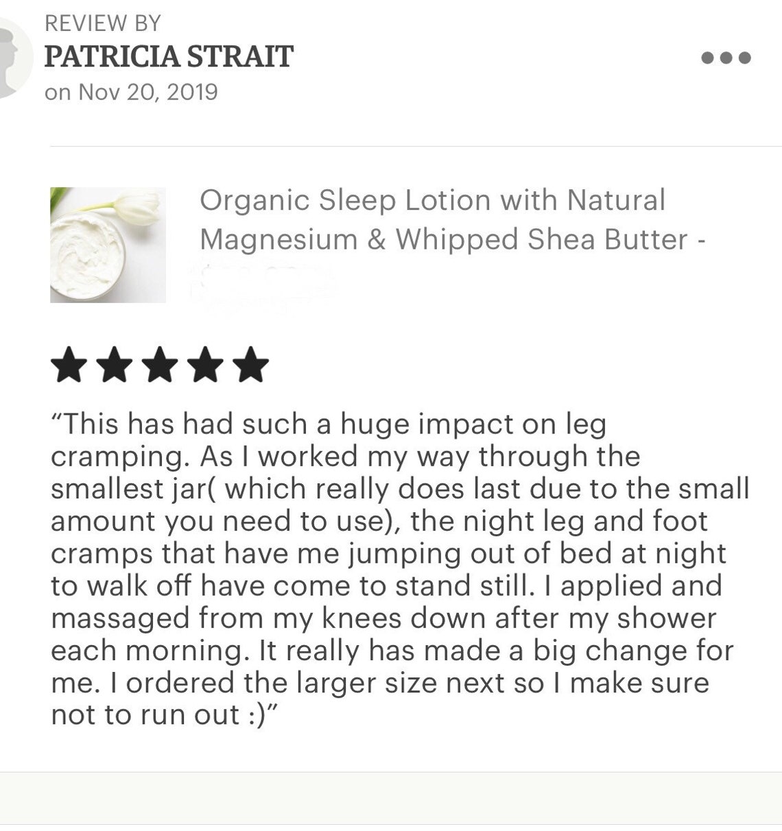 Organic Sleep Lotion with Natural Magnesium & Whipped Shea Etsy