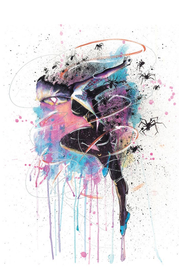Spider-verse Spider-Gwen Art Poster Spider-Man 11x17 NEW Ghost Spider