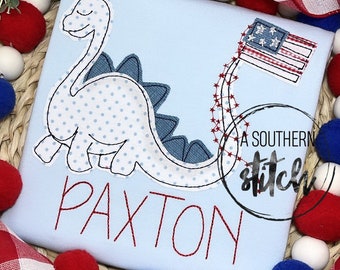 Dinosuar patriotique | Quatrième juillet