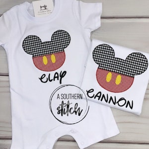 Mäuseohren Strampler oder Shirt | Applikation