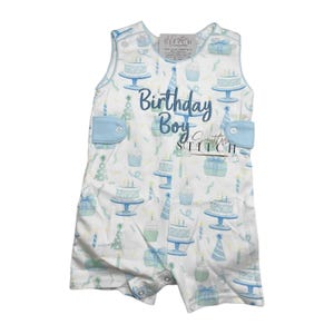 Birthday Boy Jon Jon | First Birthday Party Outfit Monogram | Custom Birthday Jon Jon