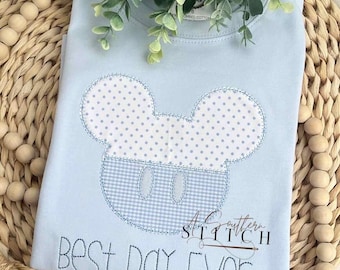 Junge Bitty Dot Maus Shirt | Bester Tag aller Zeiten
