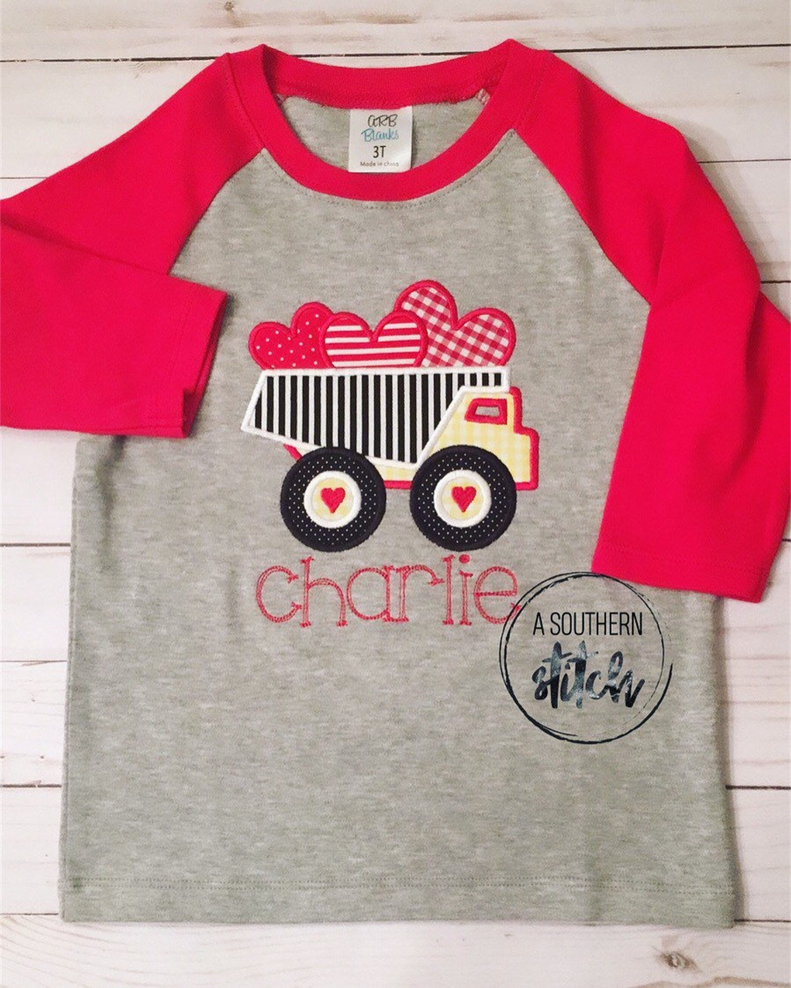 Dump truck hearts appliqu valentines day dump truck etsy Dump truck hearts appliqu valentines day dump truck etsy