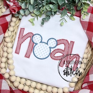 Mouse Name Appliqué
