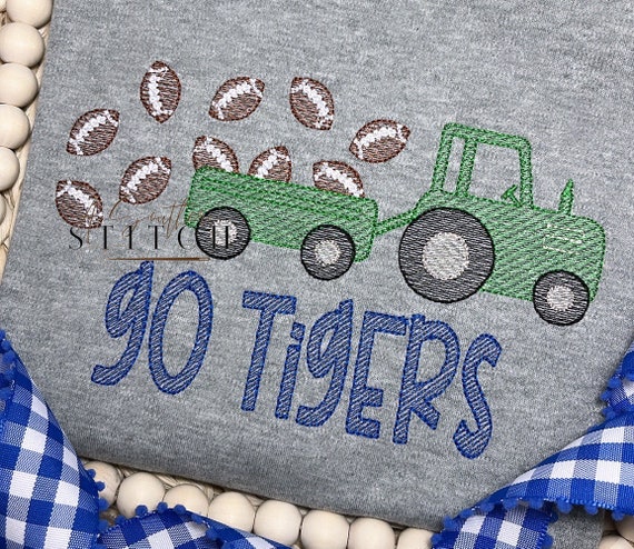 Football Tractor Sketch Football Shirt Tractor