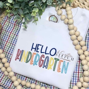 Back to School Kindergarten Shirt | First Day of School Shirt