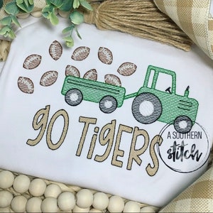 Football Tractor Sketch | Football Shirt | Tractor