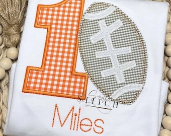 Erster Geburtstag Fußball Shirt | Seersucker Nur Trikot