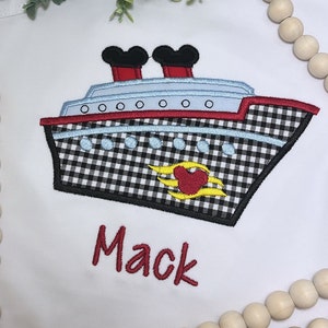 Magical Mouse Cruise Appliqué  Shirt