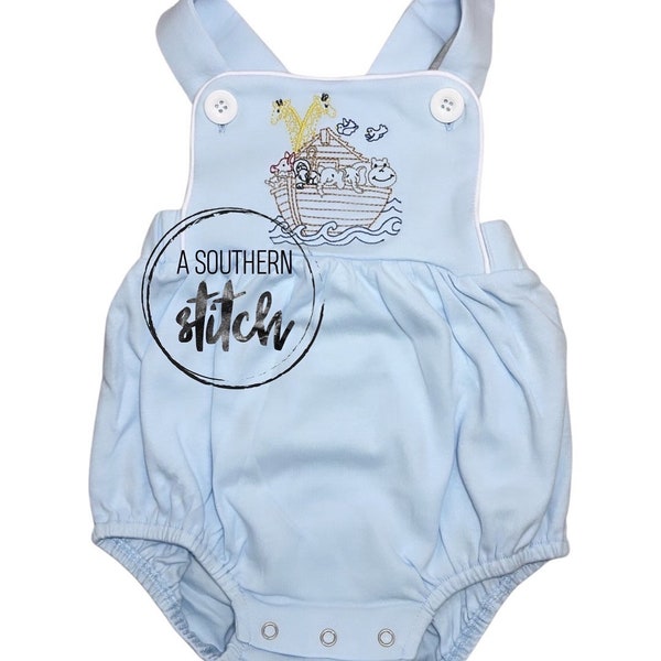 Noah's Ark Sketch Sunsuit | Two by Two