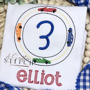 Cars Third Birthday Shirt | Any age