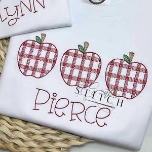 Back to School Apple Shirt | Boy Apple Shirt