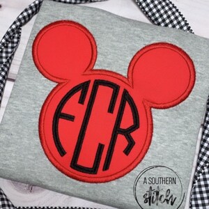 Monogram Initials Mouse Shirt