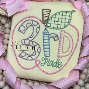 Back to School Apple Shirt | 3rd grade back to School Shirt