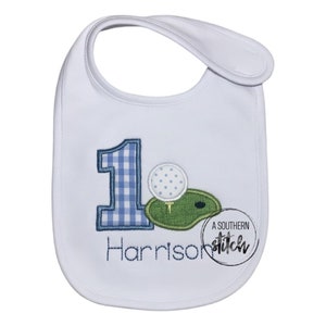 Hole in One Birthday Bib Only